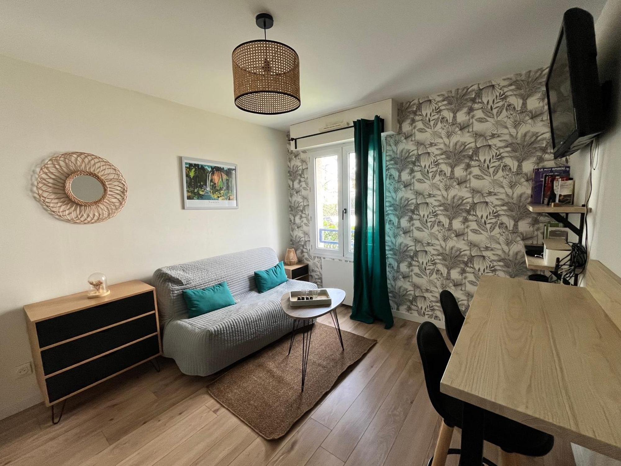 Agreable Studio Calme - Proche Tramway Et Centre Nantes Exterior foto